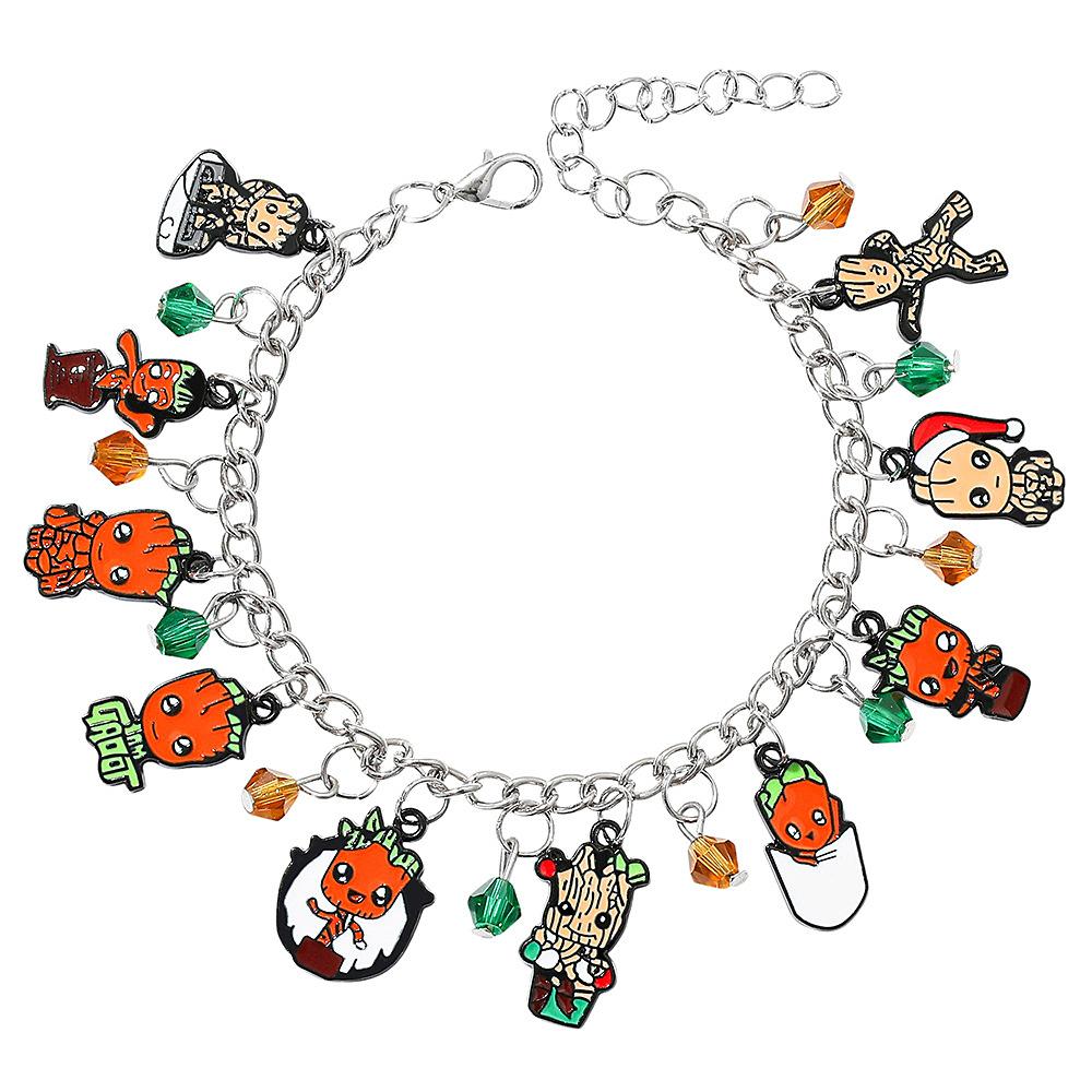 Halloween Anime Cartoon Theme Adjustable Superhero Character Bracelet Accessory