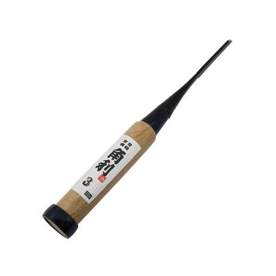 Kakuri Sangyo Oire Chisel, Beveled, White Oak Handle, 3mm