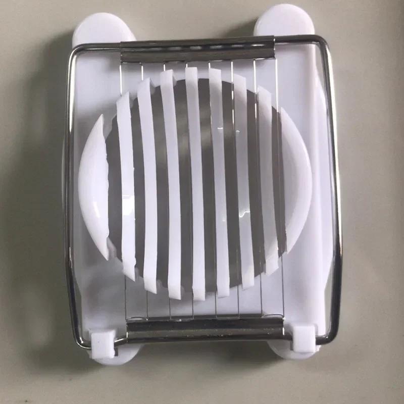 1pcs Multifunctional Egg Cutter Stainless Steel Vegetable Fruit Cutter Home Egg Slicer Sectioner Cutter Mold Kitchen Gadgets