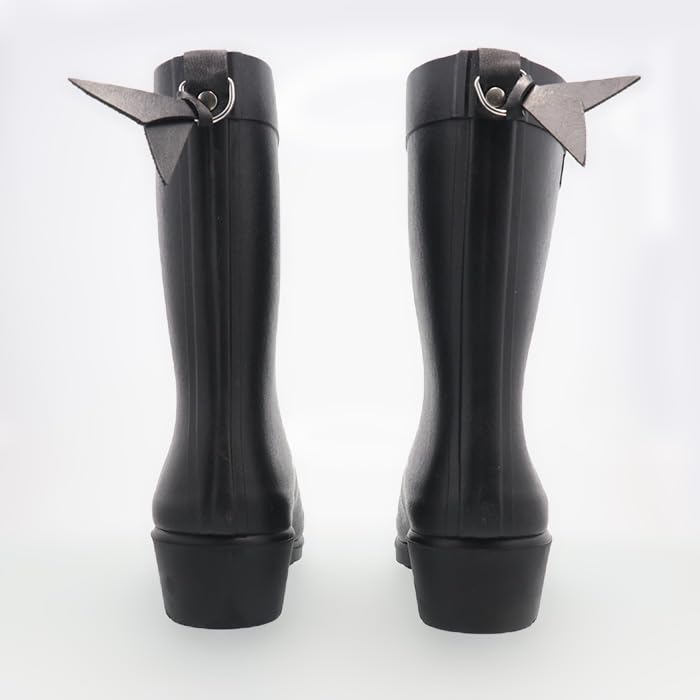 Rain Boots Milica Mid Rubber Boots Black [Aigle] [Official]