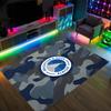 Brighton & Hove Albion Football Design Crystal Velvet Carpet Cozy Non?Slip Printed Rug For Bedroom Living Room Entrance