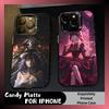 Etui Na Telefon Ainz O-Overlord Królowa Albedo Dla iPhone 16 17 15 14 12 13 Pro Max Czarny Cukierkowa Matowa Odporna Na Wstrząsy Pokrowiec