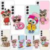 Cute Owl Hearts Lover Phnoe Case for Samsung Galaxy S26 S25 Edge S23 S24 Ultra S22 Plus S21 S20 FE Unique Cover Soft Coque Galax