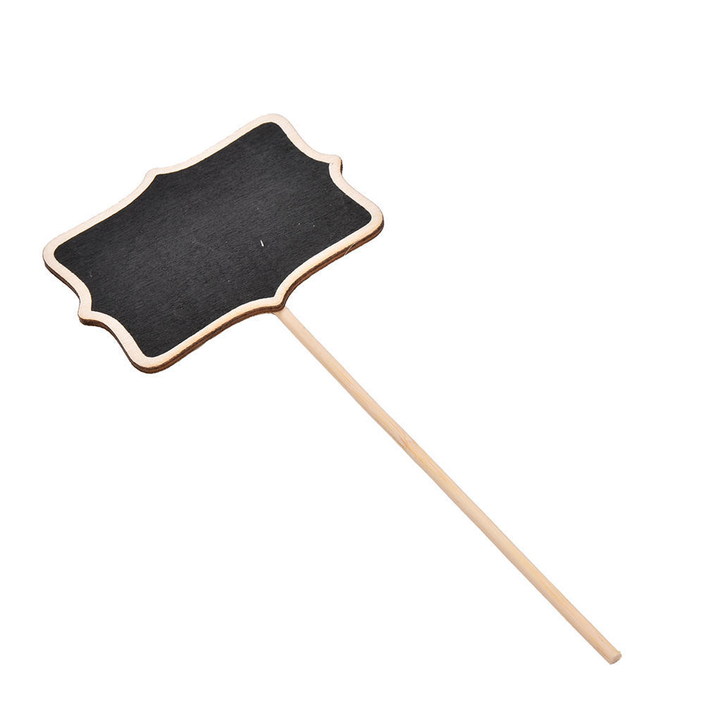 1Pc  Mini Chalkboard Chalkboard Rectangular Angled Wedding Table Number Sign