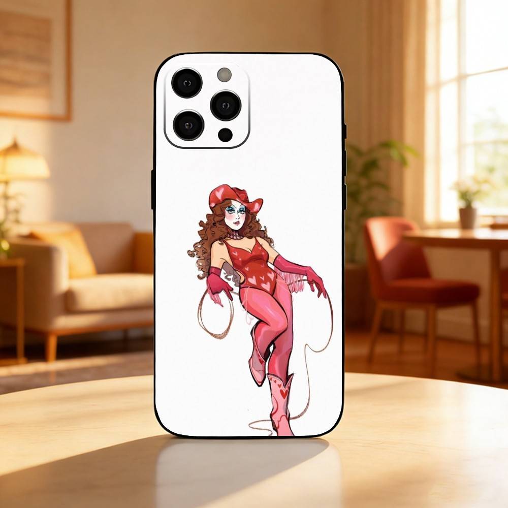 Chappell Roan Good Luck Babe Phone Case For iPhone17,16,15,14,13,12 Plus,Max Soft Silicone Black Cover iPhone17promax