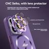 New Desert Gold Magsafe Magnetic Wireless Charge Phone Case for For Iphone 16 15 14 13 12 Pro Max Plus Camera Lens Protection Cover