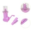 ABS Manual Spool Knitter Compact Knitting Machine Weaving Tool for Garment Decoration Hat Scarf and Sewing Accessories Kit