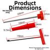 Steel Construction Valve Stem Tool Tire Valve Kit Ergonomic Handles