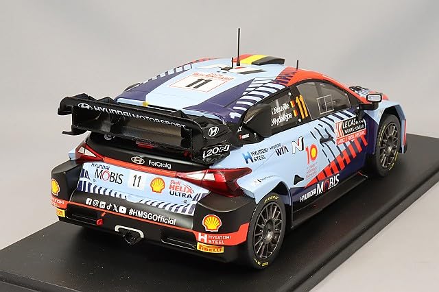 IXO Hyundai i20 N Rally 1 2024 Monte-Carlo-Rallye-Sieger Widag 1/18 #11 T.N. Neuville/M.