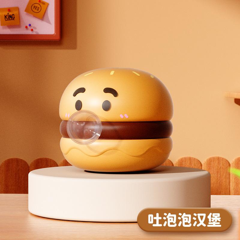 Cartoon Food Spitting Bubbles Squishy Toy Squeeze Stress Relief Sensory Fidget Toy Cute Design For Office Hom Decompression