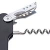 2 pcs Black Multifunctional Red Wine Bottle Opener Three in One 5.7 Inches Stainless Steel Bottle Opener Red Wine Bottle Opener