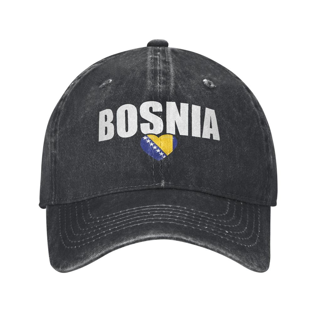 Bosnia and Herzegovina Flag Accessories Baseball Caps Unisex Women Casual  Hats Cap Adjustable Sun Cap