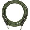 Fender Strummer Pro 13' Instrument Cable, Drab Green