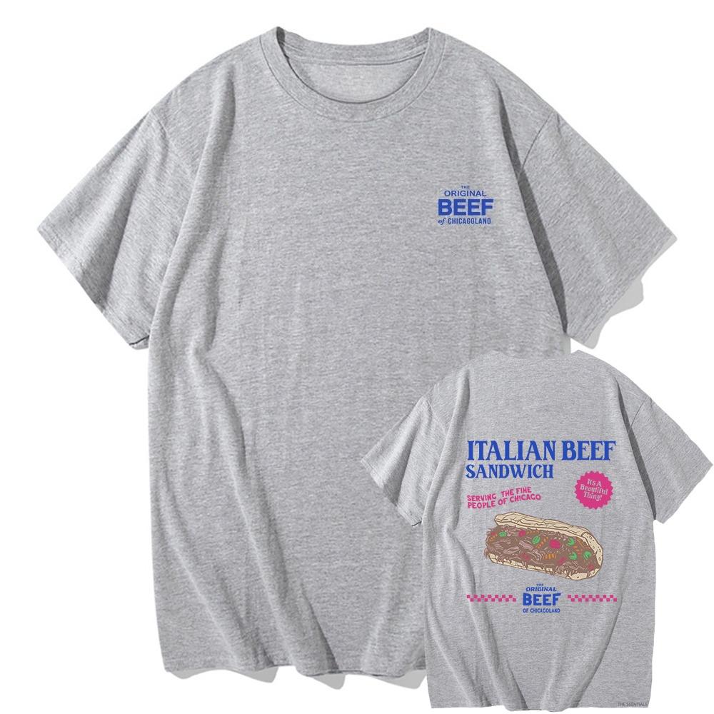 

Retro Italian Beef Sandwich The Bear Tv Show Tshirt Funny Men/Women Clothing Harajuku T-shirt Unisex Graphic T Shirts Summer 4XL