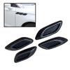 Car Front Fender Air Vents Trim Decorative Air Intake Sticker Carbon ABS Fiber Bumper Side Vent Decal Spolier Exterior Decor