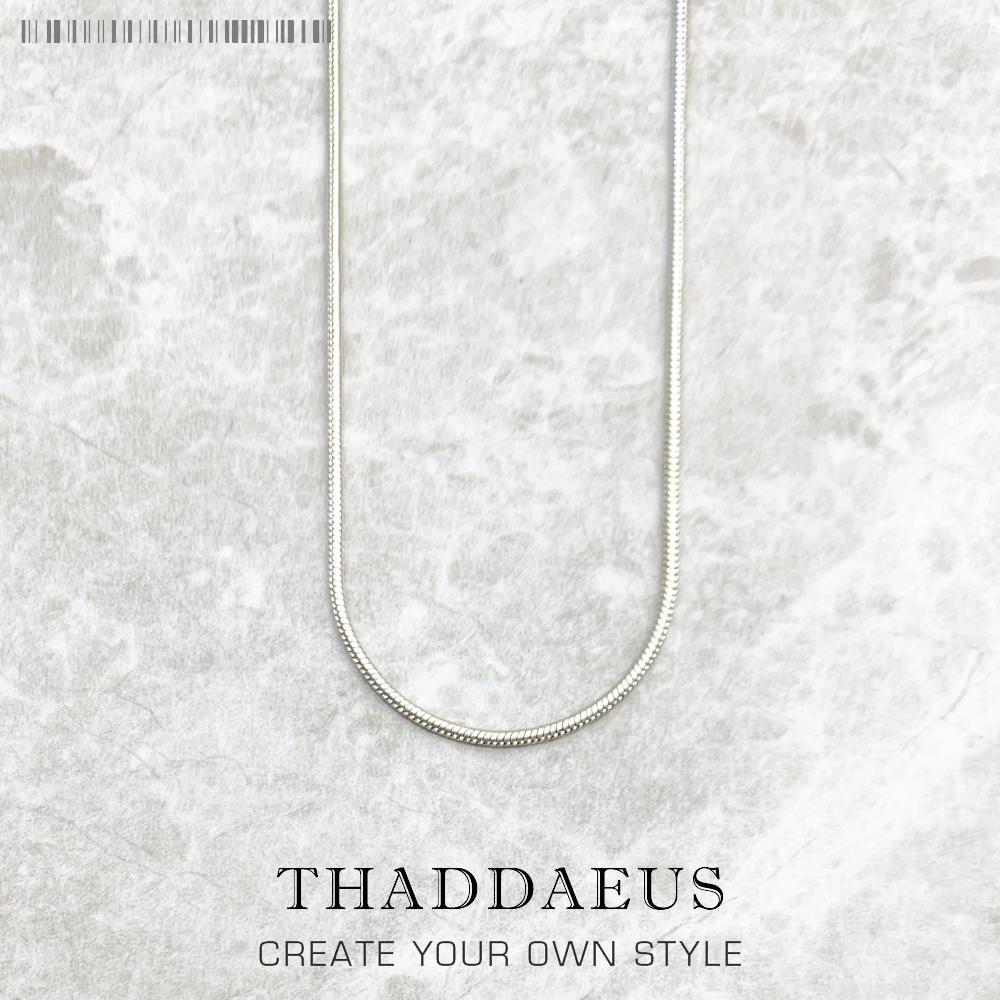 

1mm Snake Chain Necklace New Glam Fashion Jewelry Europe Style Soul 925 Silver Gift For Men Women 100CM