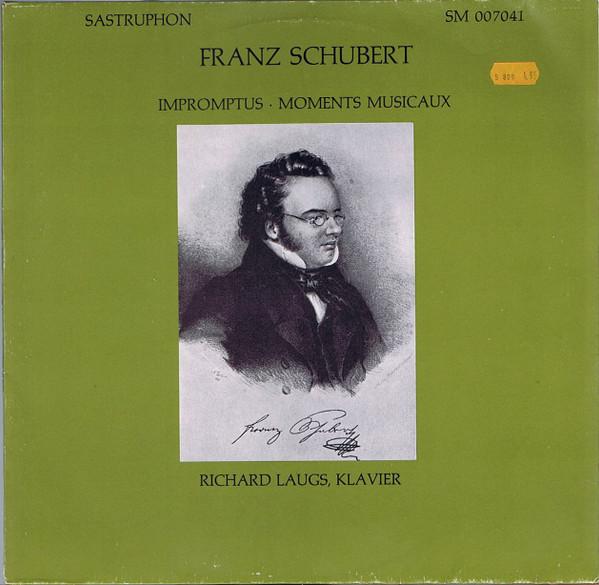 LP Record FRANZ SCHUBERT RICHARD LAUGS Impromptus Moments Musicaux SM007041 Sastruphon Germany Classical Used