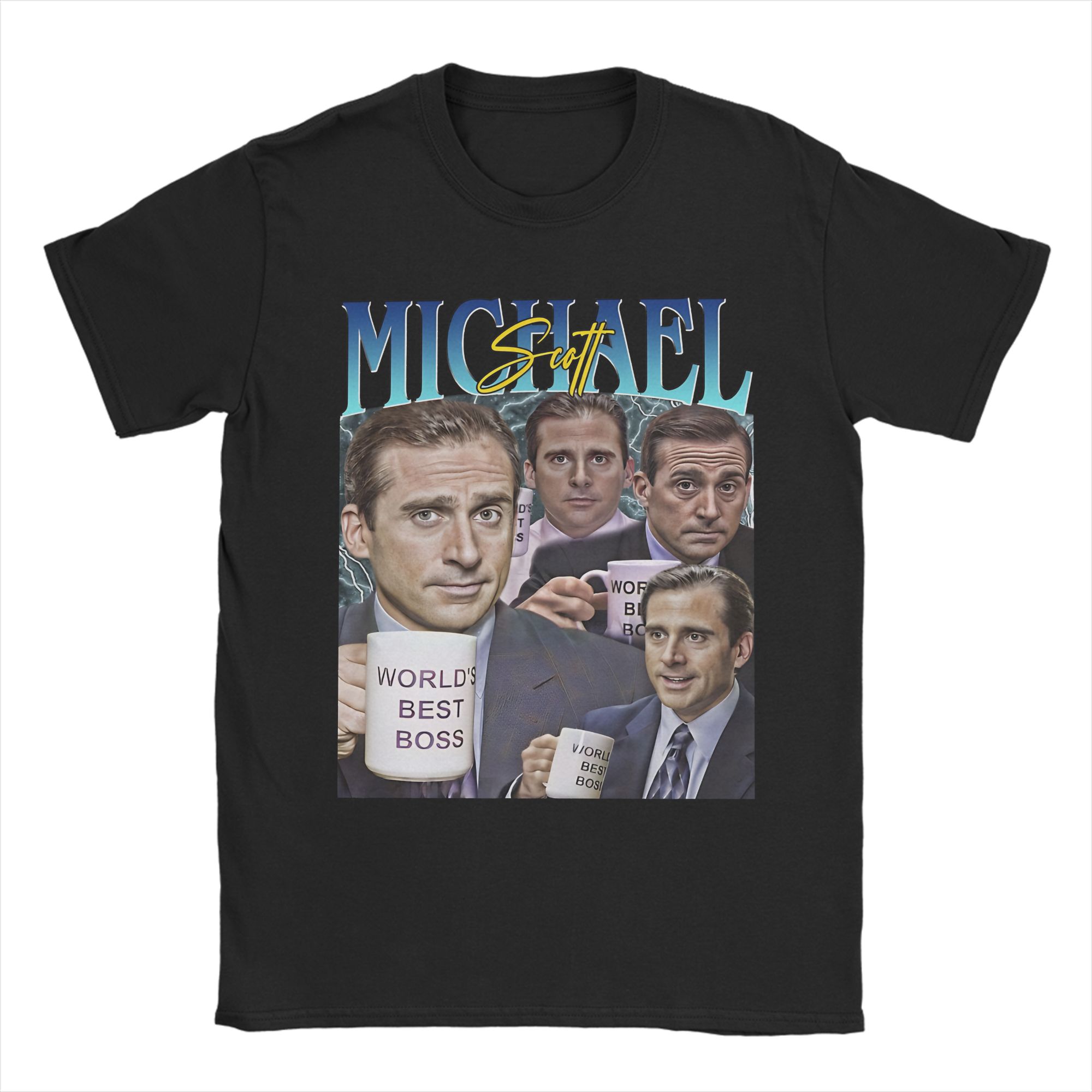 Men Women Michael Shirt Cotton Graphic Print Tee Shirts Office TV Show Clothing Outfits 4XL