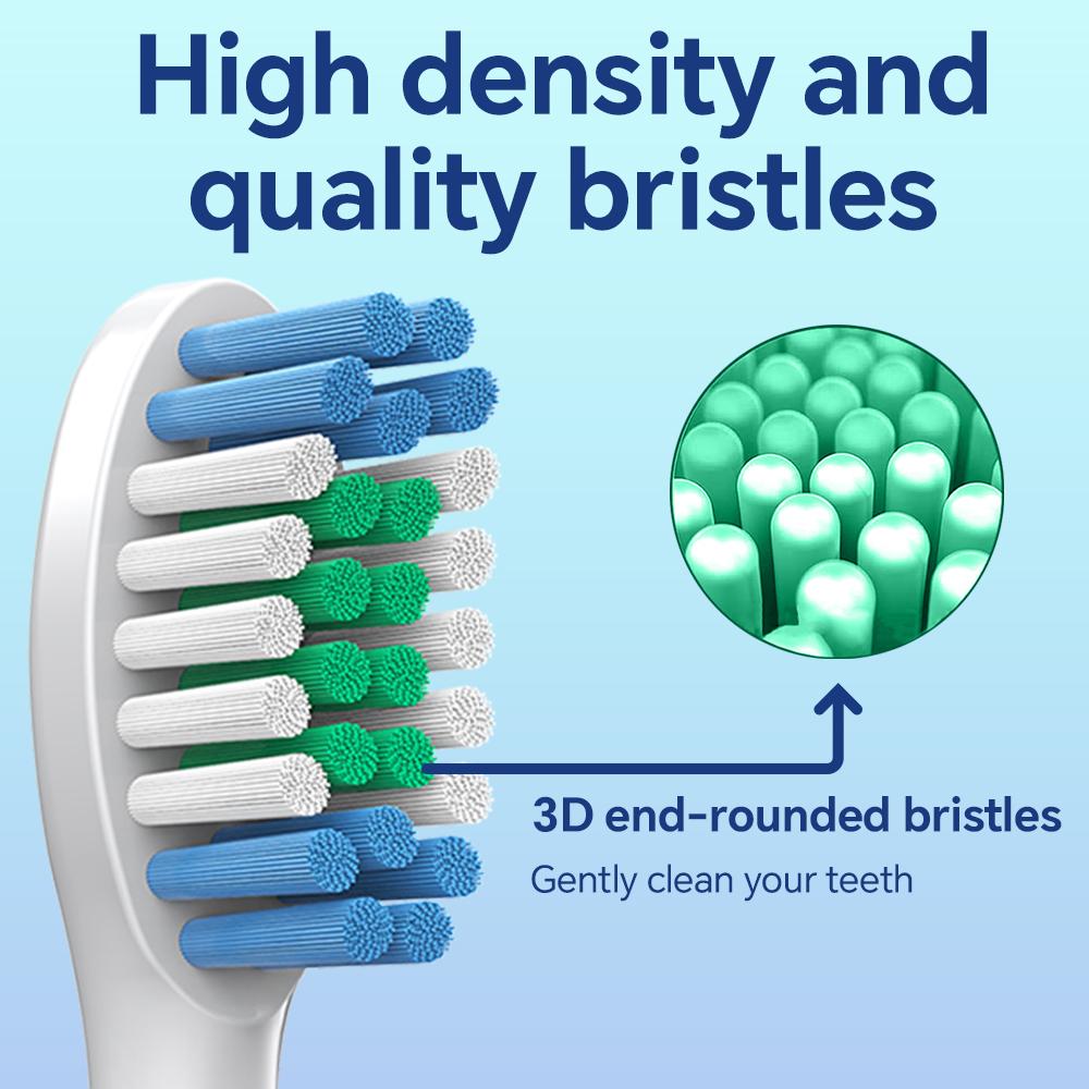 4/8/12/20 pk Compatible with Philips Sonicare Electric Toothbrush Sonic Replacement Brush Heads, Toothbrushes Head for 4100 6500