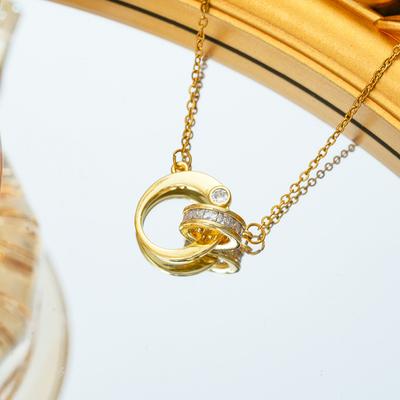 Catena Clavicola Lusso Leggero Design di Nicchia Collana con Diamanti Moda Donna Gioielli di Alta Gamma