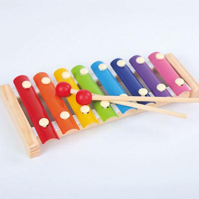 Wooden Xylophone 8 Tone Music Enlightenment Safe Early Education Xylophone Musical