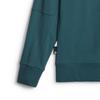 Puma Team Crew Letter Print Round Neck Pullover Knit Sweatshirt Women Sweatshirt Green 623482-43