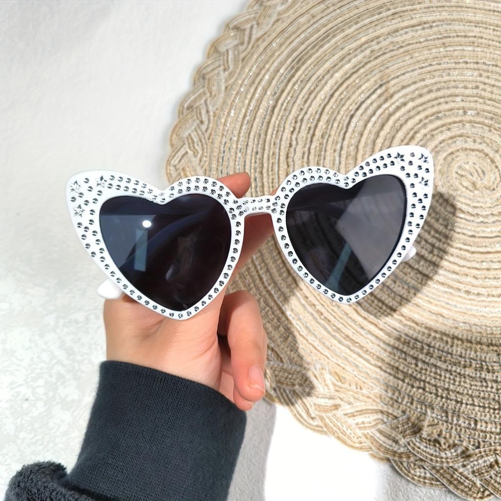 Star Heart Shaped Love Sunglasses Women Party Favors Vintage Party Glasses Holiday Beach Sun Glasses