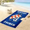 Dinamo Zagreb Print Strandtuch, Großes Weiches Schnelltrocknendes Handtuch für Strand Camping Schwimmen