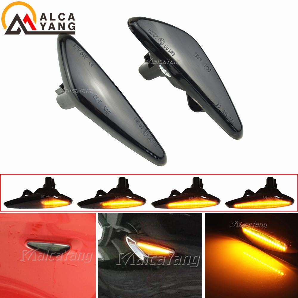 Dynamic Led Side Marker Turn Signal Repeater Light for Mazda MX-5 Miata RX8 Mazda5 CW Premacy Mazda 6 Atenza Fiat 124 Spider