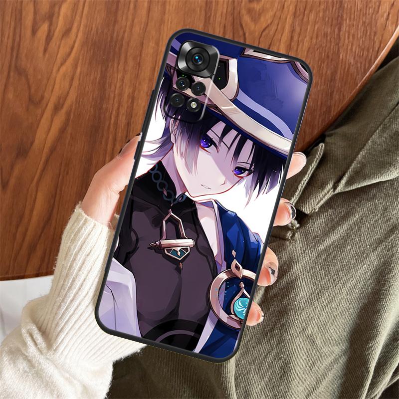Genshin Impact Wanderer Case For Xiaomi Redmi 9 10 9A 9C 9T 10A 10C Cover For Redmi Note 11 12 8 9 10 Pro 10S 11S