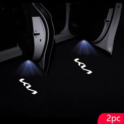Car Door Emblem Projector Light Wireless Welcome Lamp For KN Ceed Rio Sportage Cerato Sorento K2 Flip Picanto Seltos K5 Soul