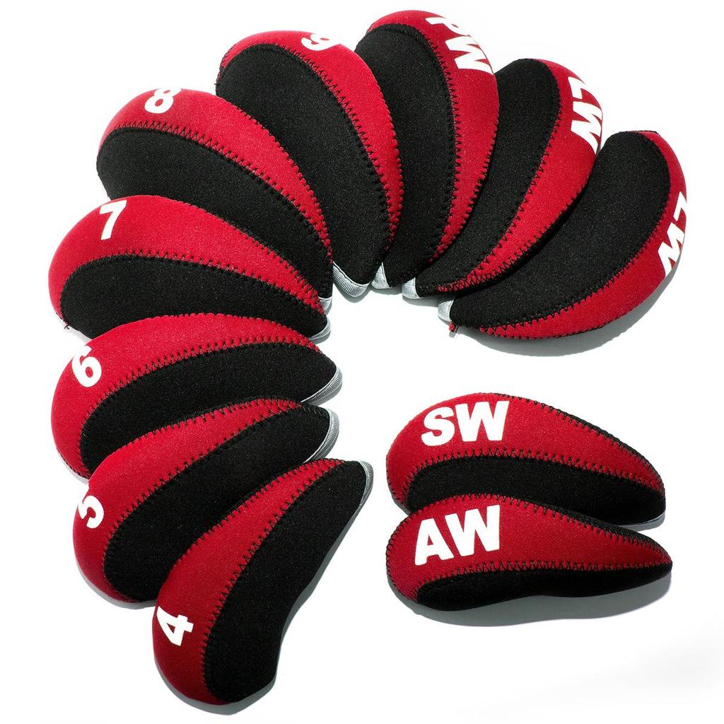 11-Piece Diving Material Golf Iron Head Protective Covers