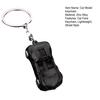 Keychain with Car Model Pendant Design Durable Alloy Car Shape Keyring Easy Carry Bag Charms for Car Fans