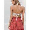 Sexy Summer New Arrival Fashion Fashion V Neck Crochet Hollow Camisole Knitting Cup Halterneck Tied Top