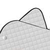 Windshield Cover for Ice And Snow 4-Layer Magnetic Waterproof Protector Snow Cover Protector Car Front Window Sun Shade Cover