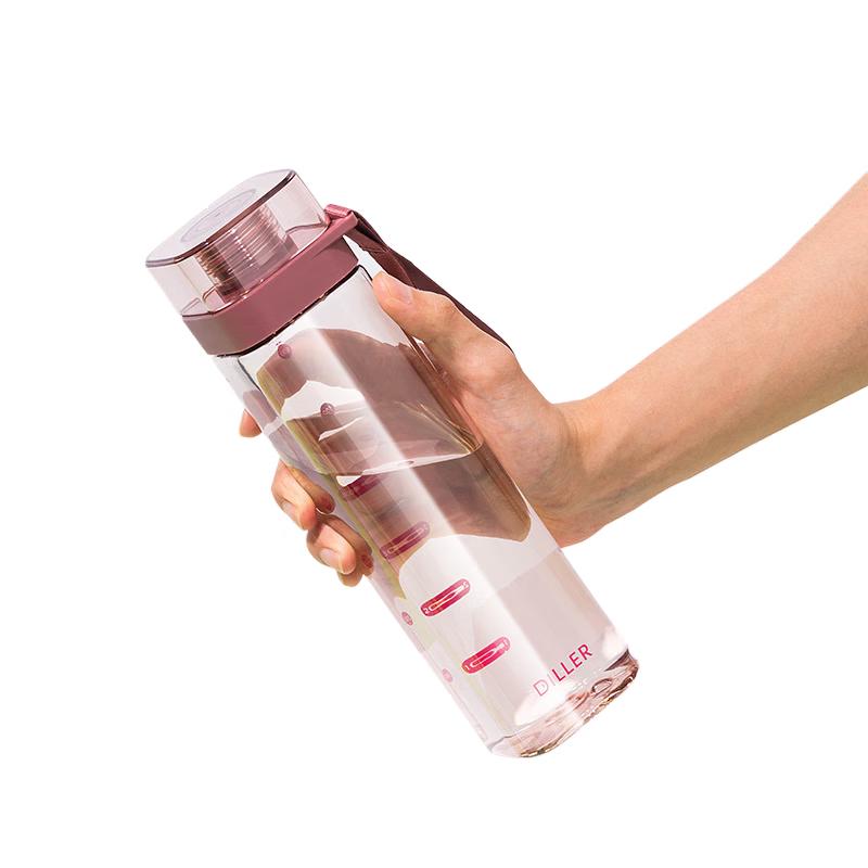 

Diller Transparent Square Portable Water Bottle
