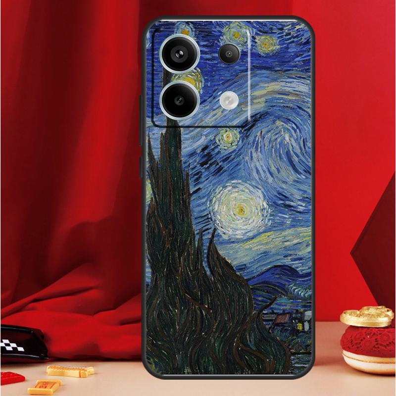 Van Gogh Art Oil Painting Case For Xiaomi Redmi Note 11 12 13 Pro 8 9 10 Note 12S 11S 10S 9S Redmi 13C 10C 12C Cover