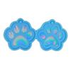 Light and Shadow Keychain Pendant Silicone Molds Cat Paw Holographic Earrings Mold DIY Ornaments Mould for Birthday Gift
