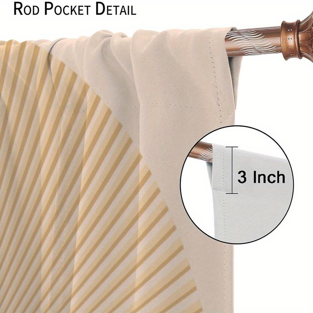 2 Panels Boho Desert Blackout Curtains - Southwestern Desert Landscape with Cacti & Sunset/Sunrise Design   Light Filtering Windo