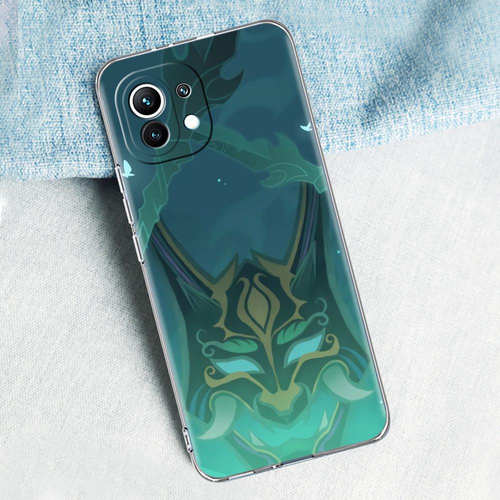 Genshin Impact Logo For Poco X5 X3 NFC F5 F4 F3 M3 Clear Phone Case For Xiaomi 12T 12 13 Lite 11 Ultra Mi 10T 5G 11X Pro Cover