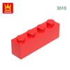 Non-Toxic 67Pcs/Lot 3010 1X4 Basic Building Blocks Moc Parts Compatible With Bricks Diy Children Toys Assembly Gift Storage Box
