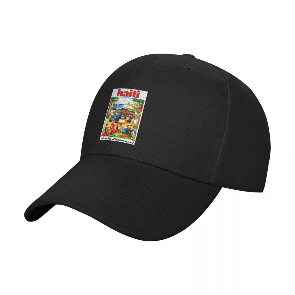 HAITI : Vintage Travel and Tourism Advertising Print Baseball Cap Hat Beach Streetwear Women's Men's