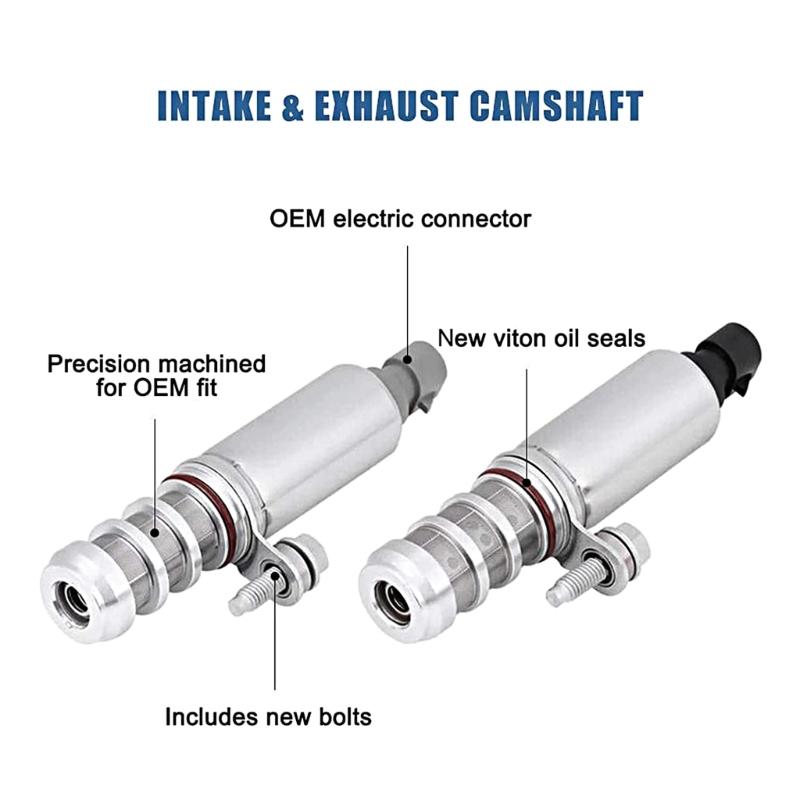 Camshaft Position Actuator Intake Exhaust Oil Control Timing Solenoid E VVT For 12655420 12655421 12628347 12628348