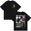 Rapper Myke Towers Music Album Cover T Shirt Men's Clothing Harajuku High Street Oversized T-shirts O-Neck Cotton T-shirt