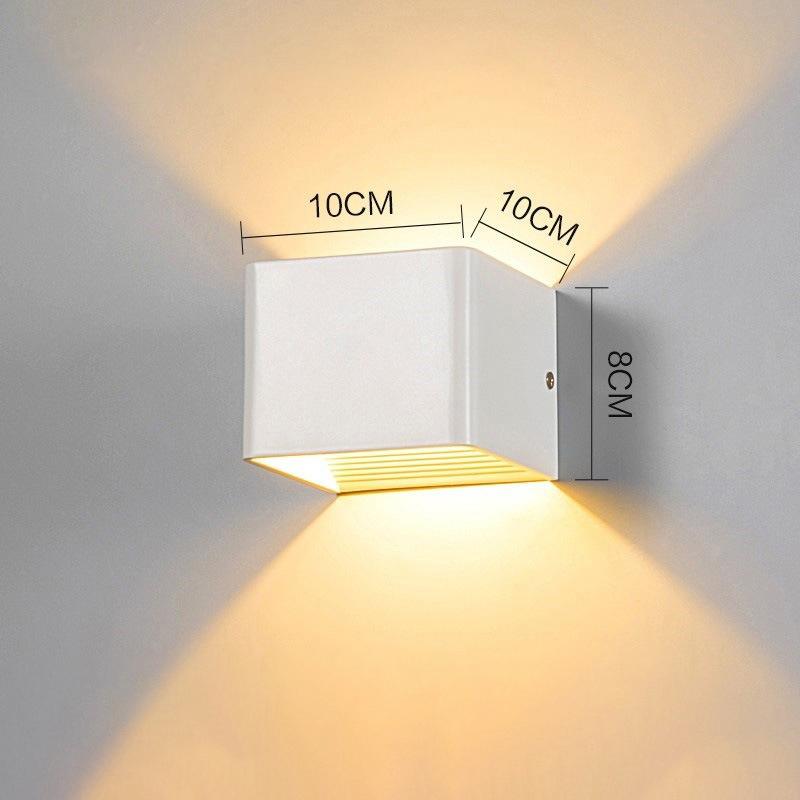 Outdoor Waterproof Wall Lamp Square Lamp Indoor Bedroom Living Room Wall Lights Outdoor Courtyard Porch Lamp Fixture lIGHTING