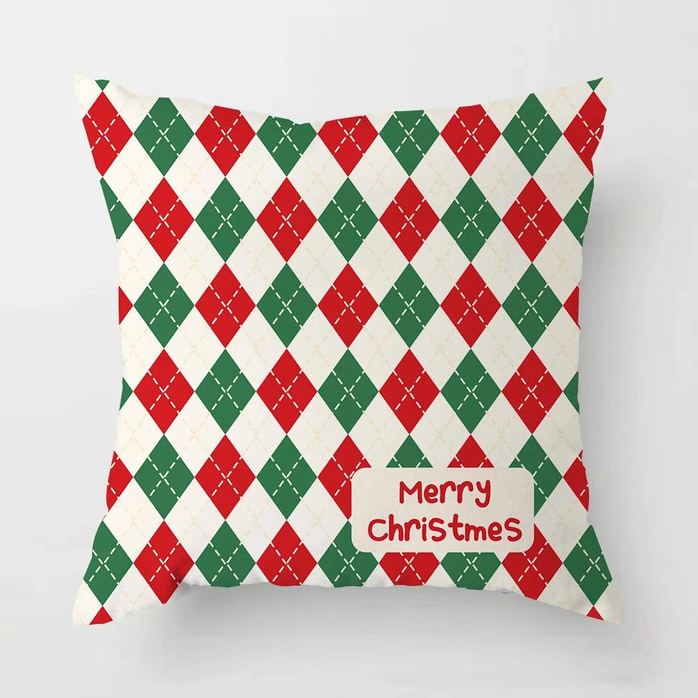 New Christmas Decoration Pillowcases, Living Room Sofa Ornaments, Bed  Home  Year   Gifts