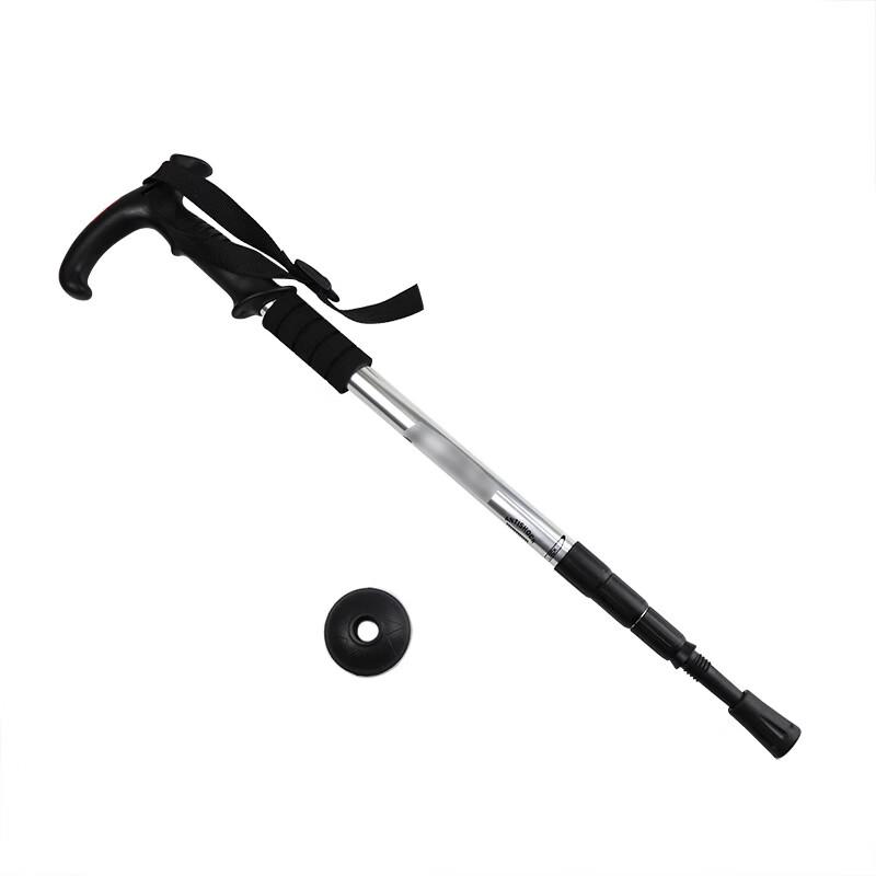 ML Unisex 3-Section Straight Handle Aluminum Trekking Pole