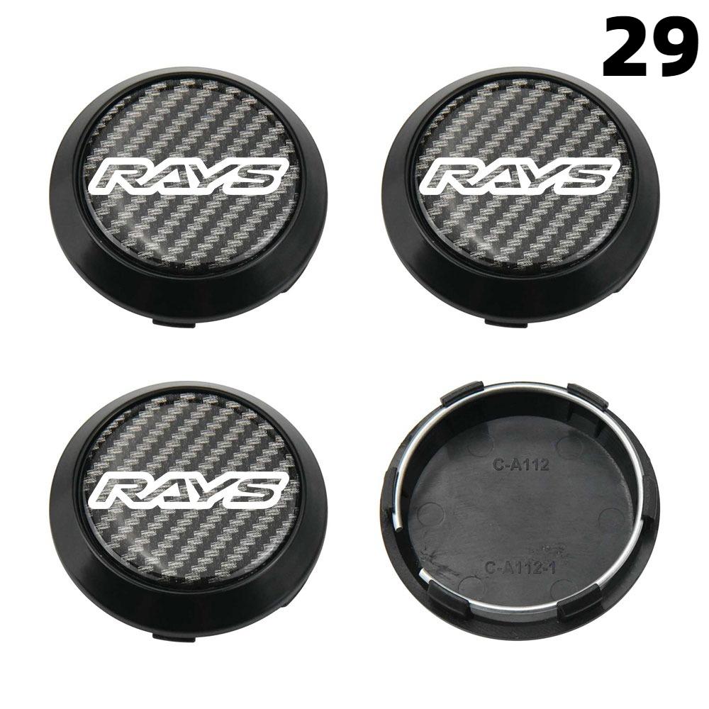 DBS3 4PCS New 64MM OD / 60MM ID Cap For Rims RAYS VOLK VR GRAM Emblem Wheel Center Cap Sport Car Logo Wheel Cover Hub caps