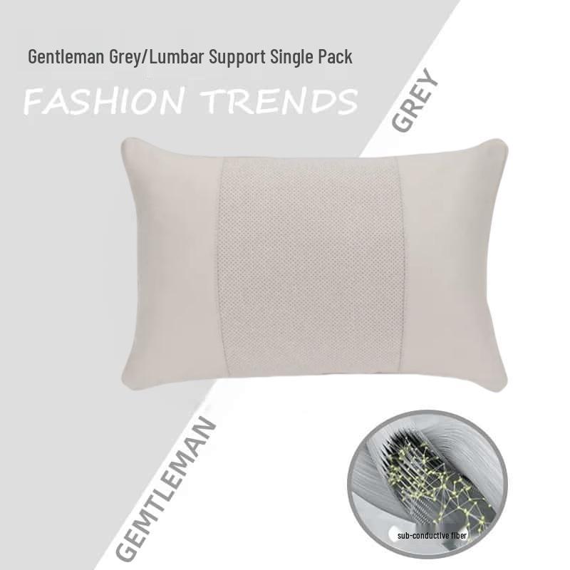 

Sedan Universal Adjustable Suede Headrest & Lumbar Support Set - Breathable & Neck Protective