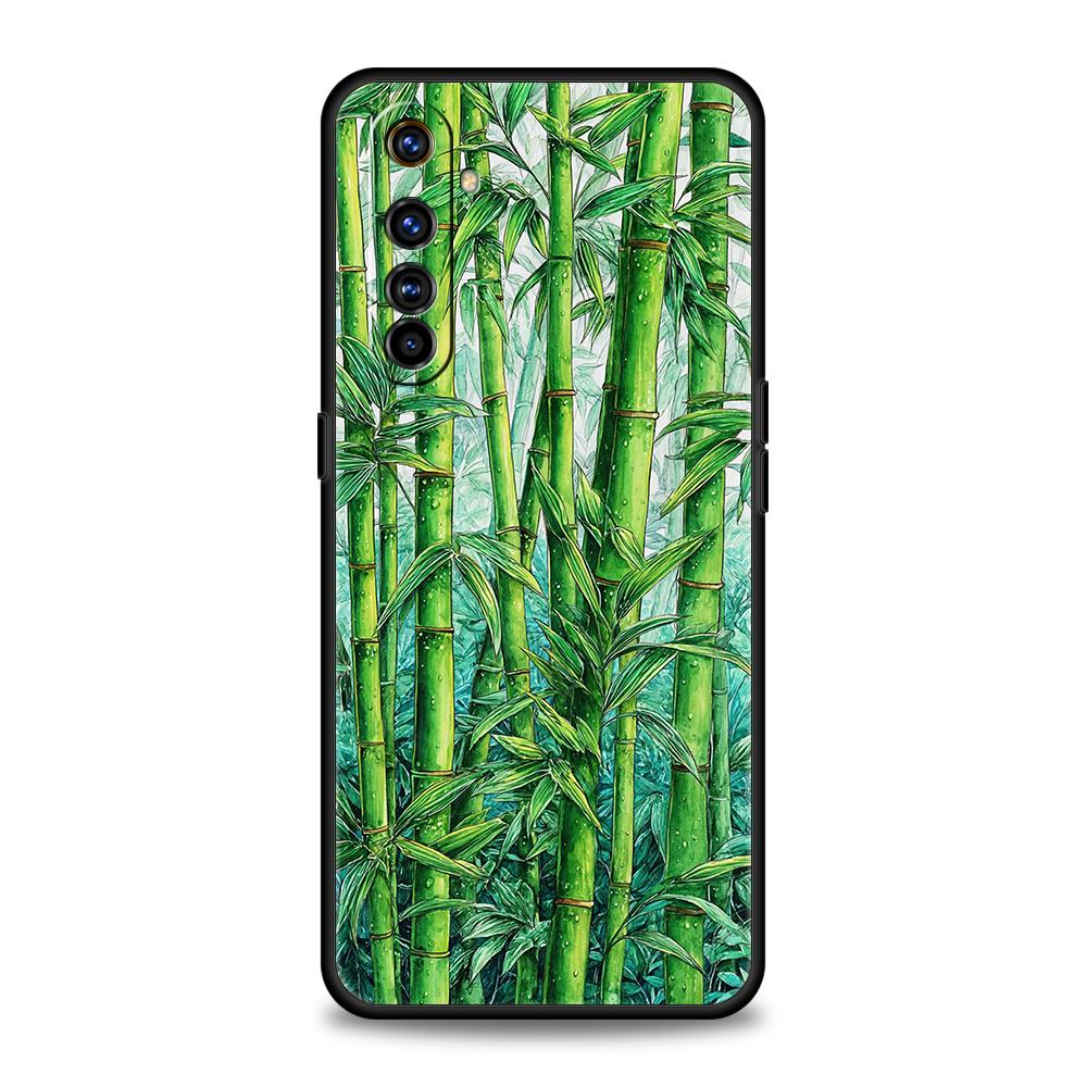 

Soft TPU For Realme 11 10 9 Pro Plus GT2 GT3 GT5 C21 C25 C35 C53 C55 C67 Pro 5G Phone Case Style Butterfly Green Bamboo Creative Realme 11 Pro